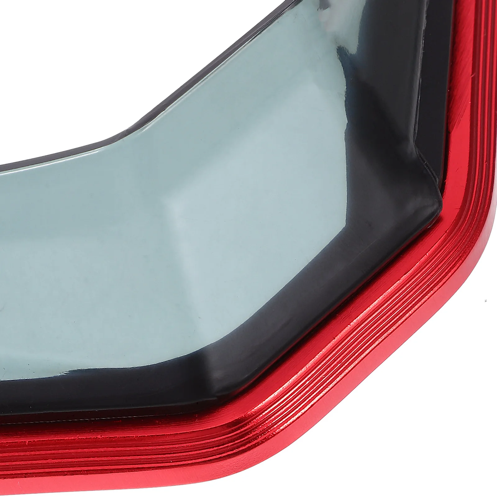 

2PCS Motorcycle Handguards Red Plastic Aluminum Handlebar Horns Windproof Protector Universal Motorcycle Parts Accessories
