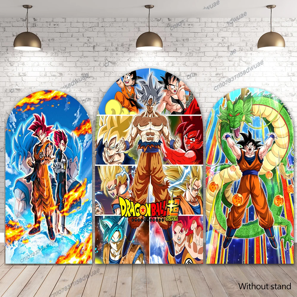 

Dragon Ball Birthday Party Backdrop Photo Arch Photo Background Baby Shower Photography Backdrop Banner