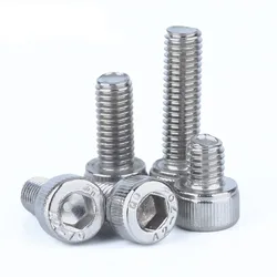 10pcs 304 Stainless Steel UNF Hex Socket Screws Fine Tooth Cup Head 1/4-28 5/16-24 3/8-24 5/16-18