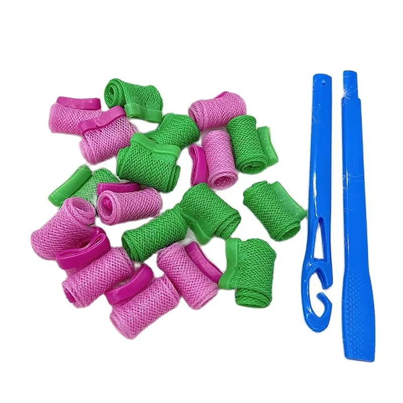 Picture 7: Magic Curl Lady Long Hair DIY Spiral Ringlets Rollers Tool Hair Divider Long Hair Curlers Water Ripple