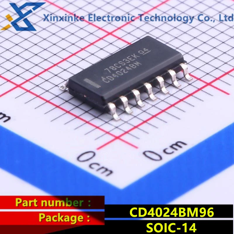 10PCS CD4015BM CD4016BM CD4017BM CD4018/4020/4021/4024/4025/4027/4028/4029BM CD4024BM96 SOIC-14 Register chip ICs CMOS teiler