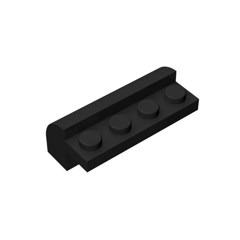 MOC 10 قطعة المنحدر المنحني 6081 اللبنات 2x4x1 1/3 مع 4 ترصيع راحة الطوب ألعاب تعليمية الأطفال هدية عيد ميلاد طفل