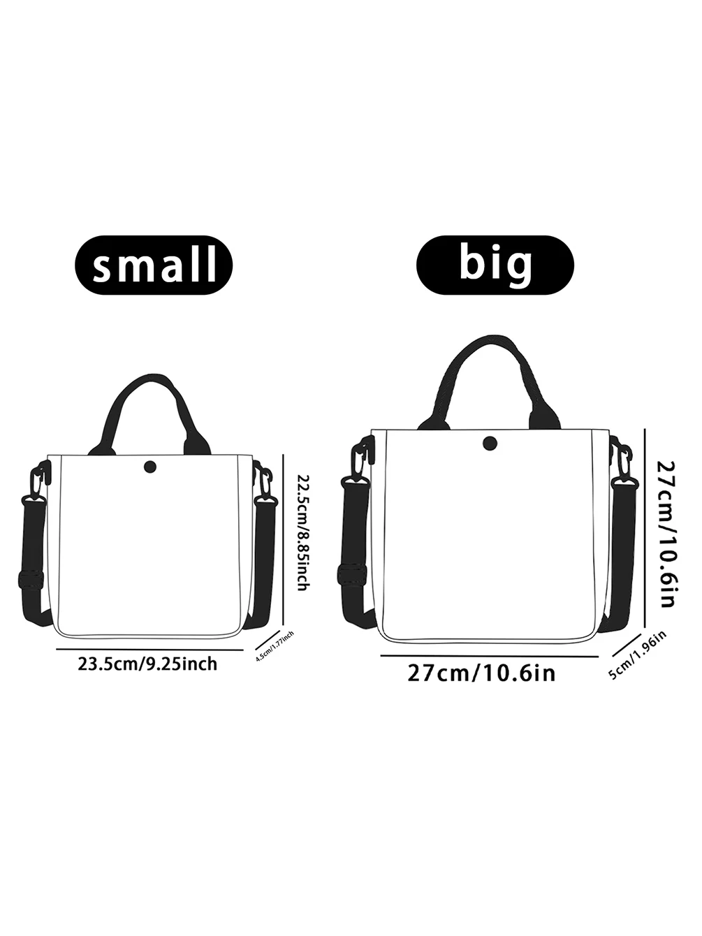 Cute Spotted Hen Chicken Egg Print Canvas Tote Bag Detachable Strap Crossbody Handbag For Women Daily Shopping view 5