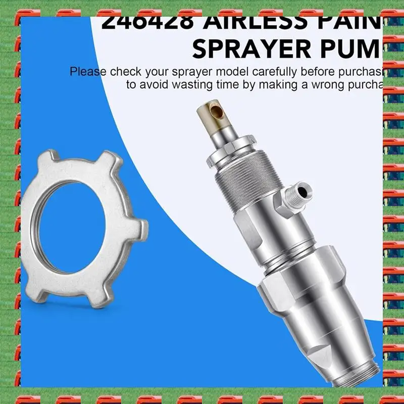 

ABMO Spray Gun Replacement Pump 246428 Airless Paint Sprayer Compatible Models 390 395 490 495 595, Repair Accessories Included