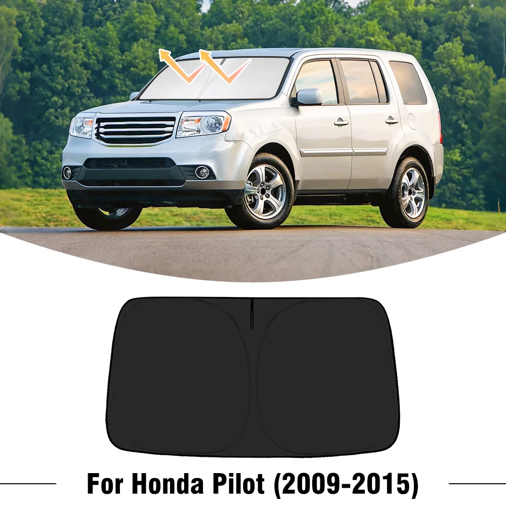 For Honda Pilot 2009-2012 2013 2014 2015 Car Windshield Sunshade Cover Front Window Sun Shade Visor UV Protection Accessories