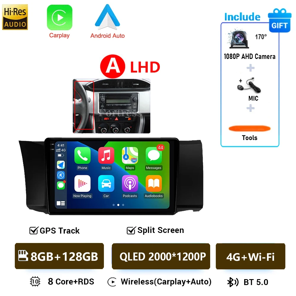Android 16 Autoradio Voor Toyota GT86 GT 86 Subaru BRZ Scion FRS 2012 2013-2016 Multimedia Auto Stereo Video radio Carplay GPS