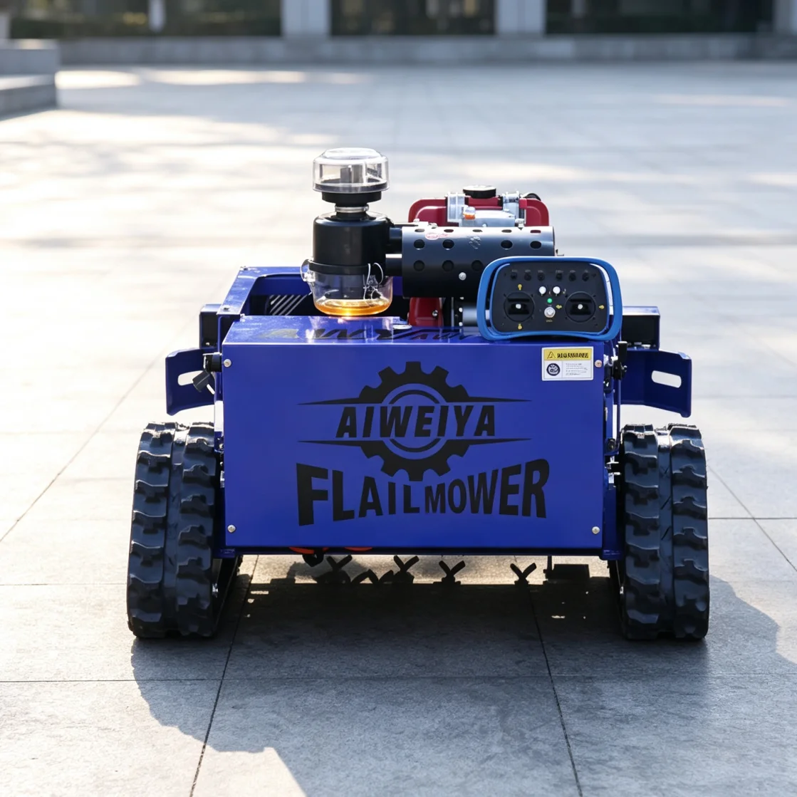 Customized Cordless Lawn Mower Radio Control RC Robot Lawn Mower Rechargeable Wireless Garden Grass Mower Device