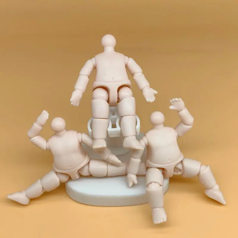 Petit corps de poupée princesse Anime, pièce de rechange de 6,3 cm de haut avec plusieurs articulations, 4 pouces