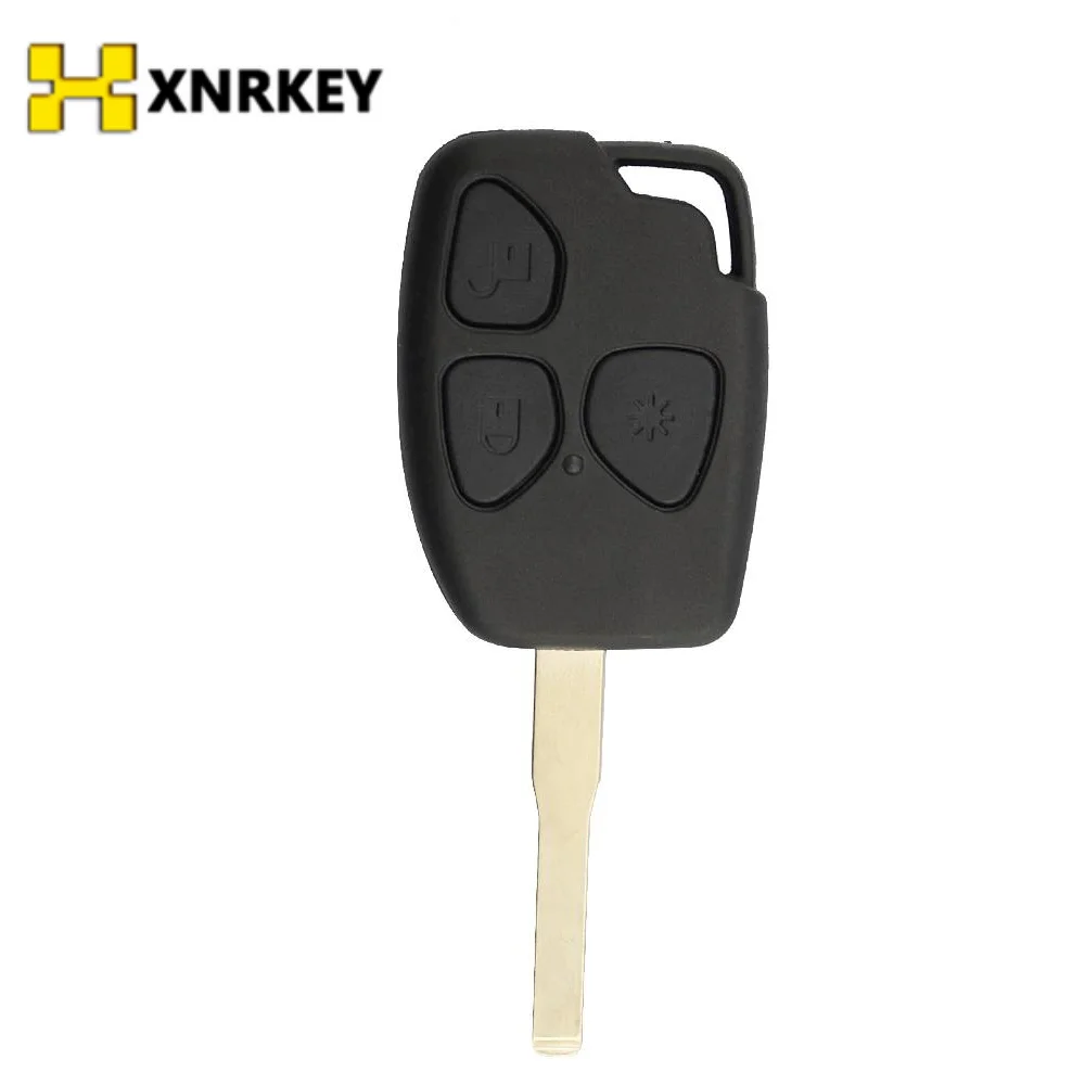 XNRKEY Replacement Car Remote Key Shell Case For Indian Mahindra Car Key Uncut Blank Blade Housing Cover