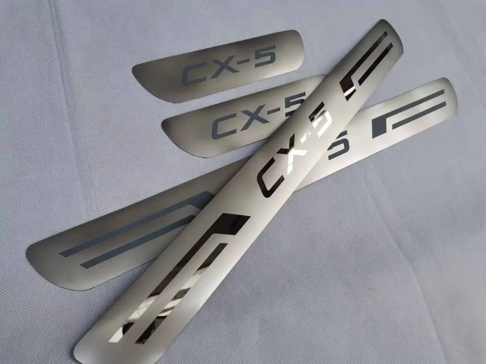 Car Styling For cx5 CX-5 2012 2013 2014 -2016 Accessories Scuff Plate/Door Sill Door Sill Scuff Plate Welcome Pedal