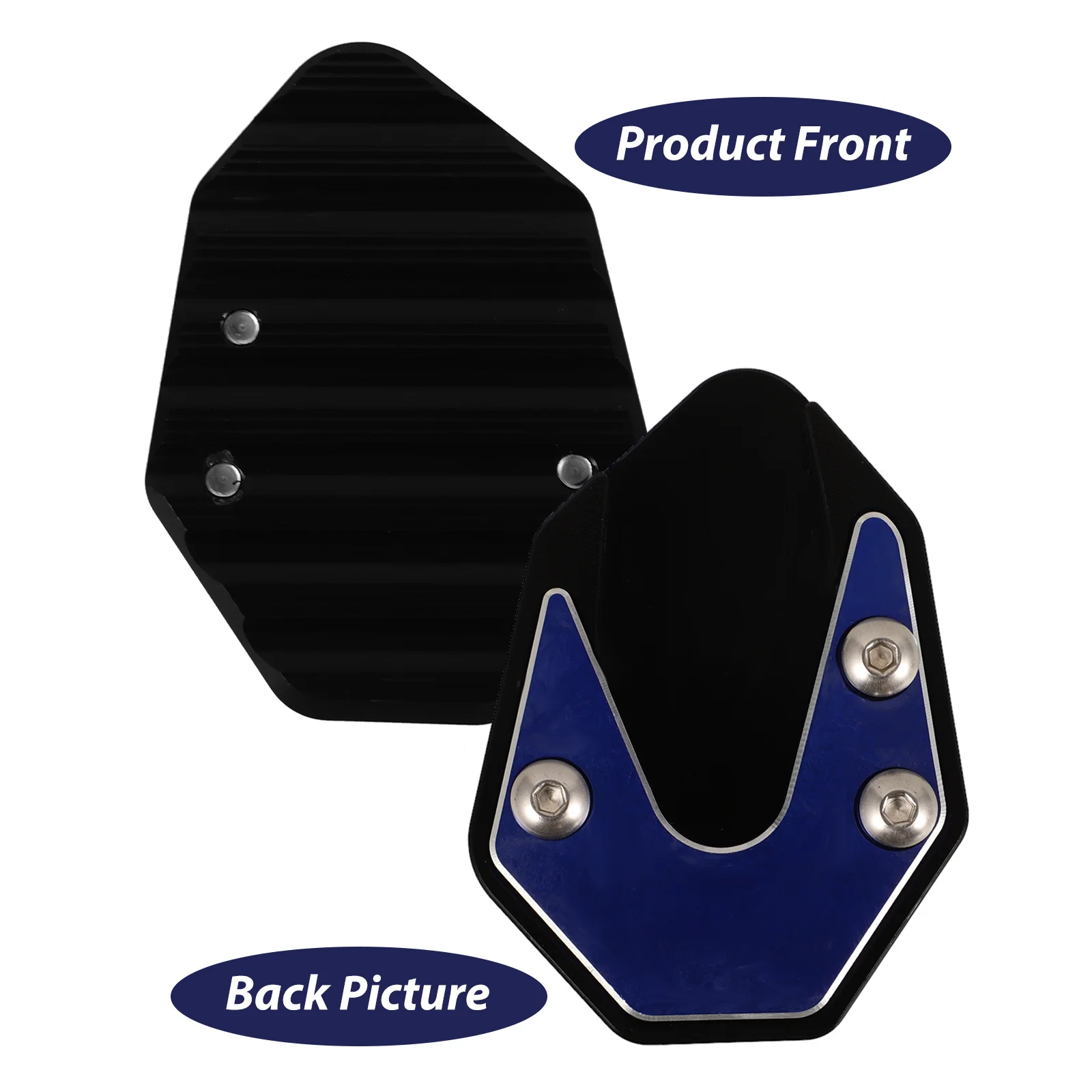 

Motorcycle Kickstand Pad Anti Slip Durable Side Stand Support Plate Motorcycle Kickstand Mat Motorbike Accessories