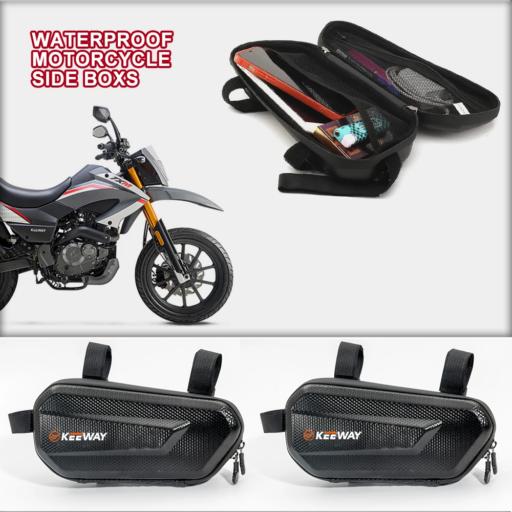 Handlebar Bag Motorcycle Waterproof Phone Storage Bag Accessories For Keeway Hurricane RKX RKS Superlight K-Light Vieste TX Arie