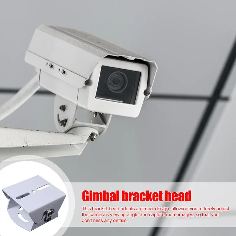 Security Camera Holder High Quality Aluminum Alloy Camera Mount Bracket Perfect For Indoor Outdoor Households Work Places
