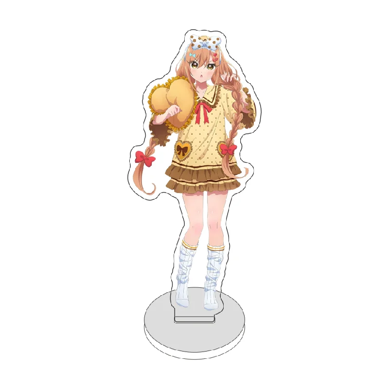 مجموعة ملابس نوم Anime The 100 Girlfriends هدايا ساحرة للفتيات اللطيفة لتزيين سطح المكتب ولوحة عرض تمثال أكريليك