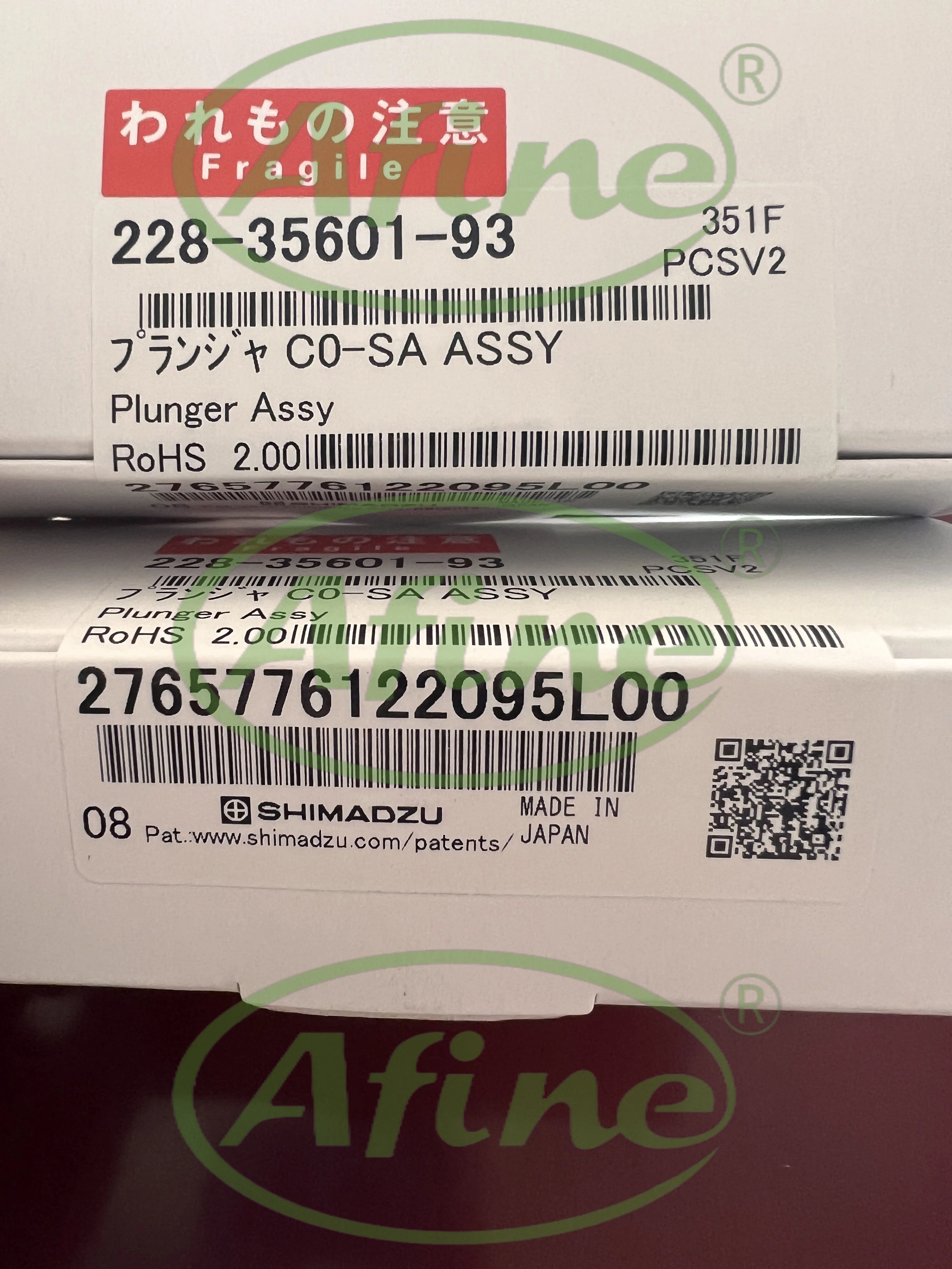 

AFINE SHIMADZU Plunger Rods 228-35601-93 204-05899-01 Piping Sapphire With Gease Sampler