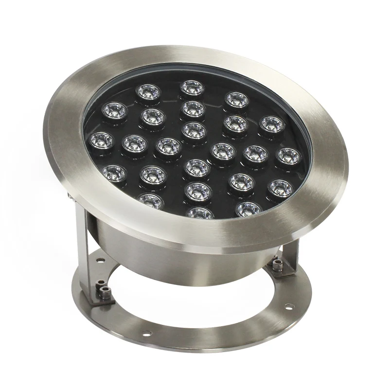 Outdoor Submersible Dmx Rgb Color Change IP68 12v 24v Waterproof Fountain Lighting Underwater Led Pool Light