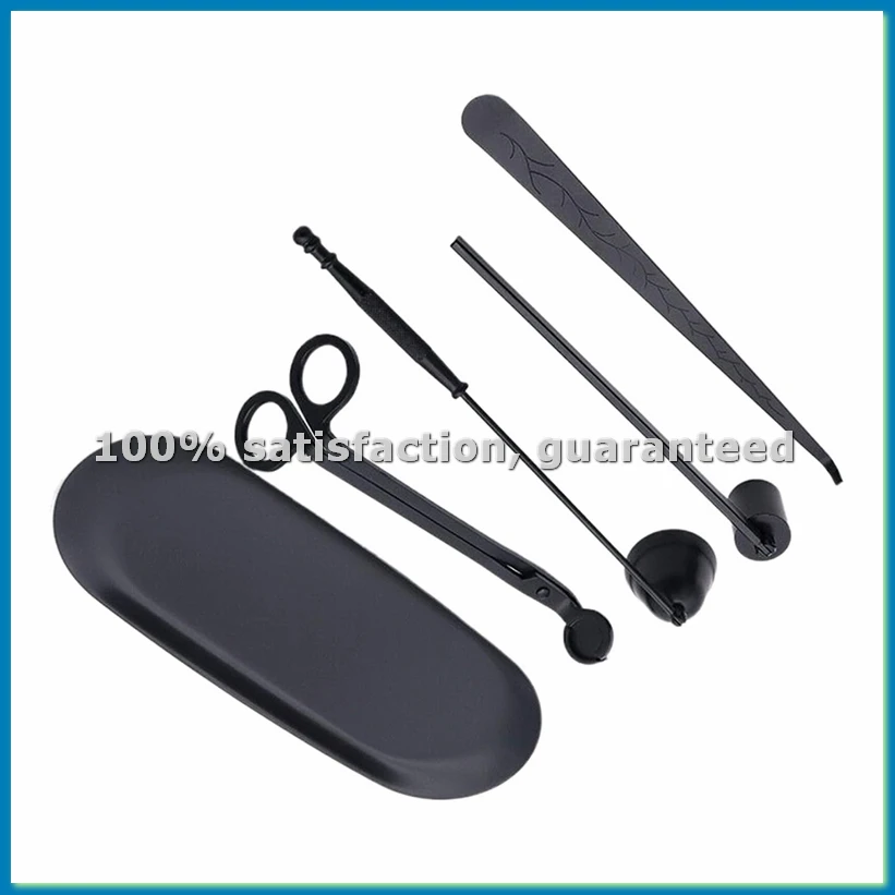 Candle Wick Trimmer, 5 in 1 Candle Accessory Set Candle Care Kit Gift for Scented Candles Lovers, Candle Accessory Set-ABLL