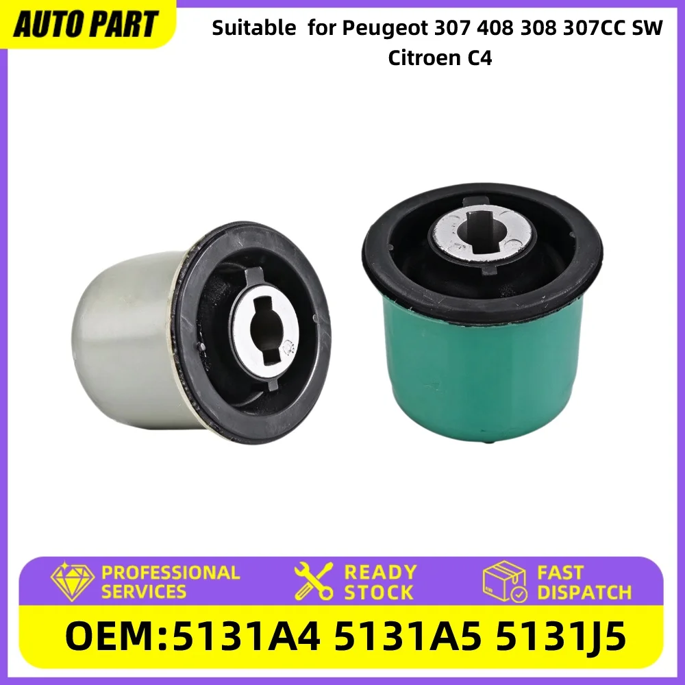 5131A4 5131A5 5131J5 BUSHING, SUSPENSION ARM Hinge of the rear beam Suitable for Peugeot 307 408 308 307CC SW Citroen C4