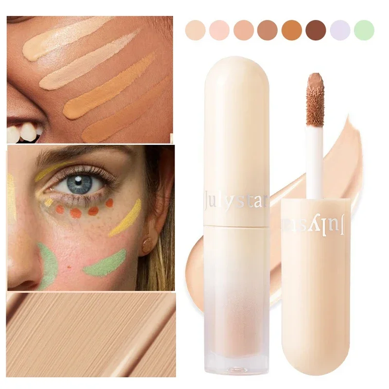 Liquid Concealer Stick Foundation Cream 8 Color Moisturizing Lasting Cover Acne Dark Circle Natural Matte Concealer Cream Makeup