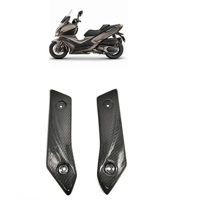 

FOR KYMCO S400 Motorcycle Accessories Carbon Fiber Windshield Strips Cover S 400 Motorbike