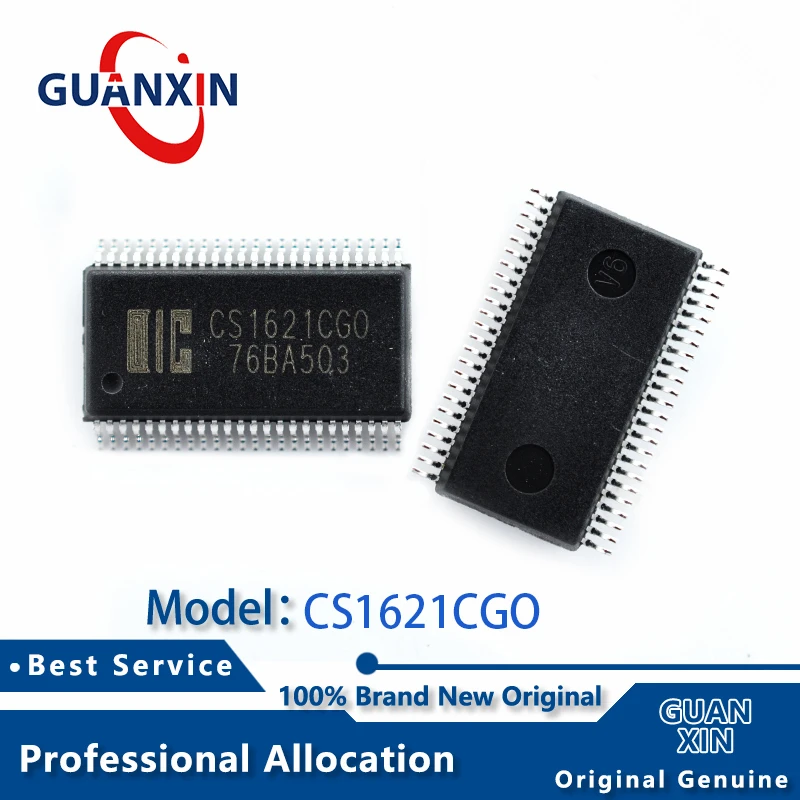 

100% New electronics Marking 5PCS CS1621CGO SSOP-48 CS1621
