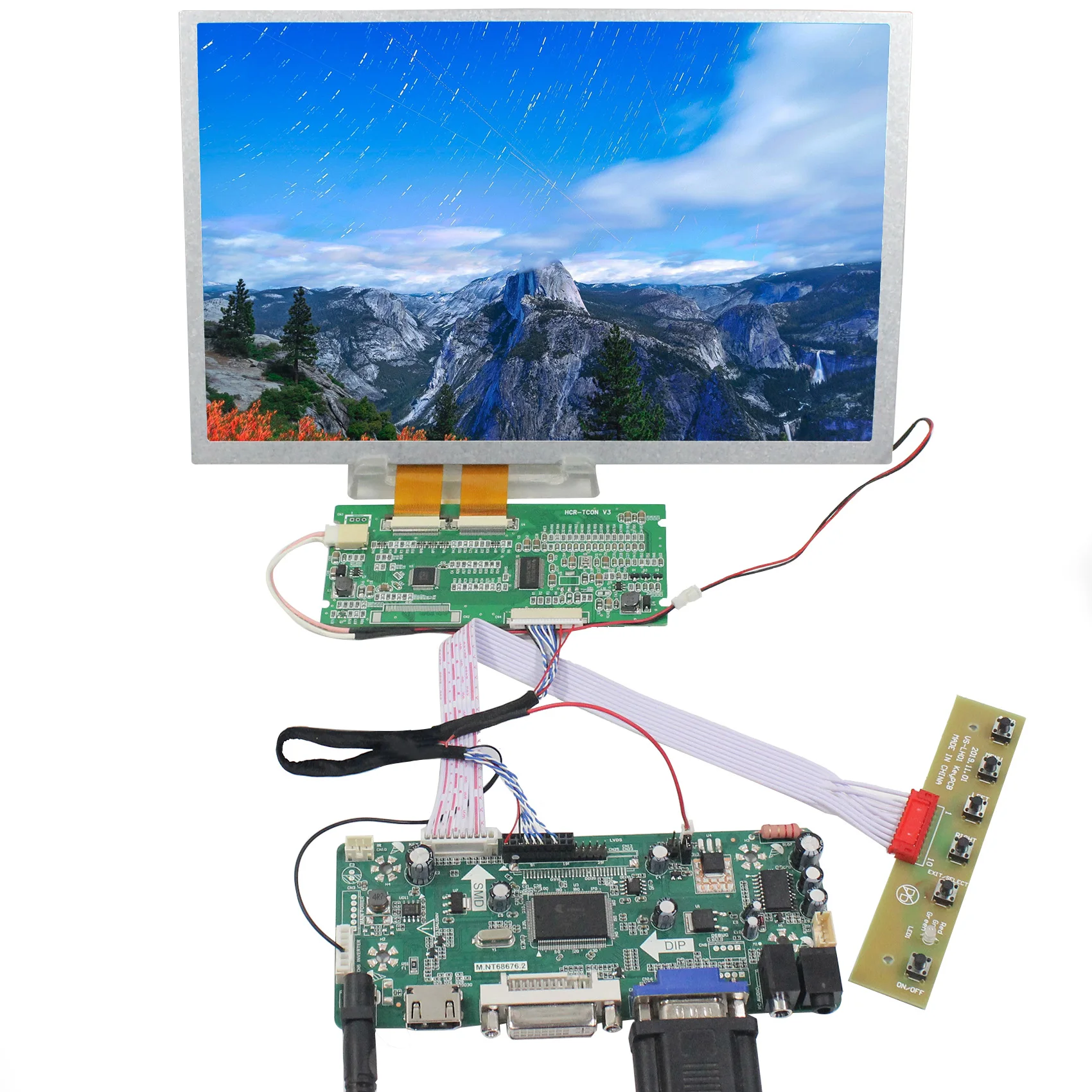 Vsdisplay 10.1inch A101VW01.V3 800X480 LCD Screen With LCD Controller Board Kits