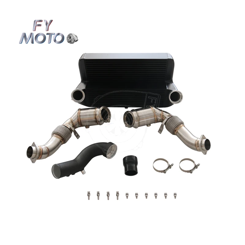 

Bar Plate Intercooler+exhaust Downpipe For 2013-2019 BMW X5 X6 4.4L V8 N63 F-Chassis