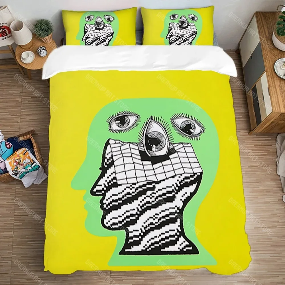 

Duvet Cover Set Art Queen Bed Comforter Sets Bedding Decorations B-Brain DeadES Single Double Large Size Pillowcase Fashion Home