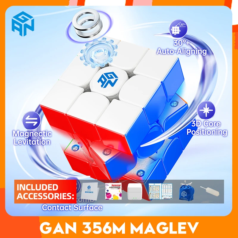 Gan356 Maglev Speed cube Stickerless gan 356 maglev 3x3 speedcube 3x3x3 Professional Magic Cube Gan magnetic Toys for