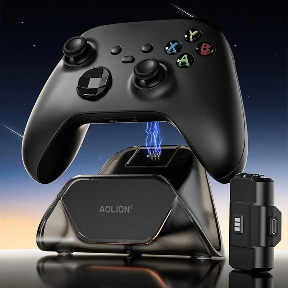 For Aolion Wireless Charging Base Suitable For Xbox One X S Game Controller Fast Charging Suitable For Xbox Series/one Charger