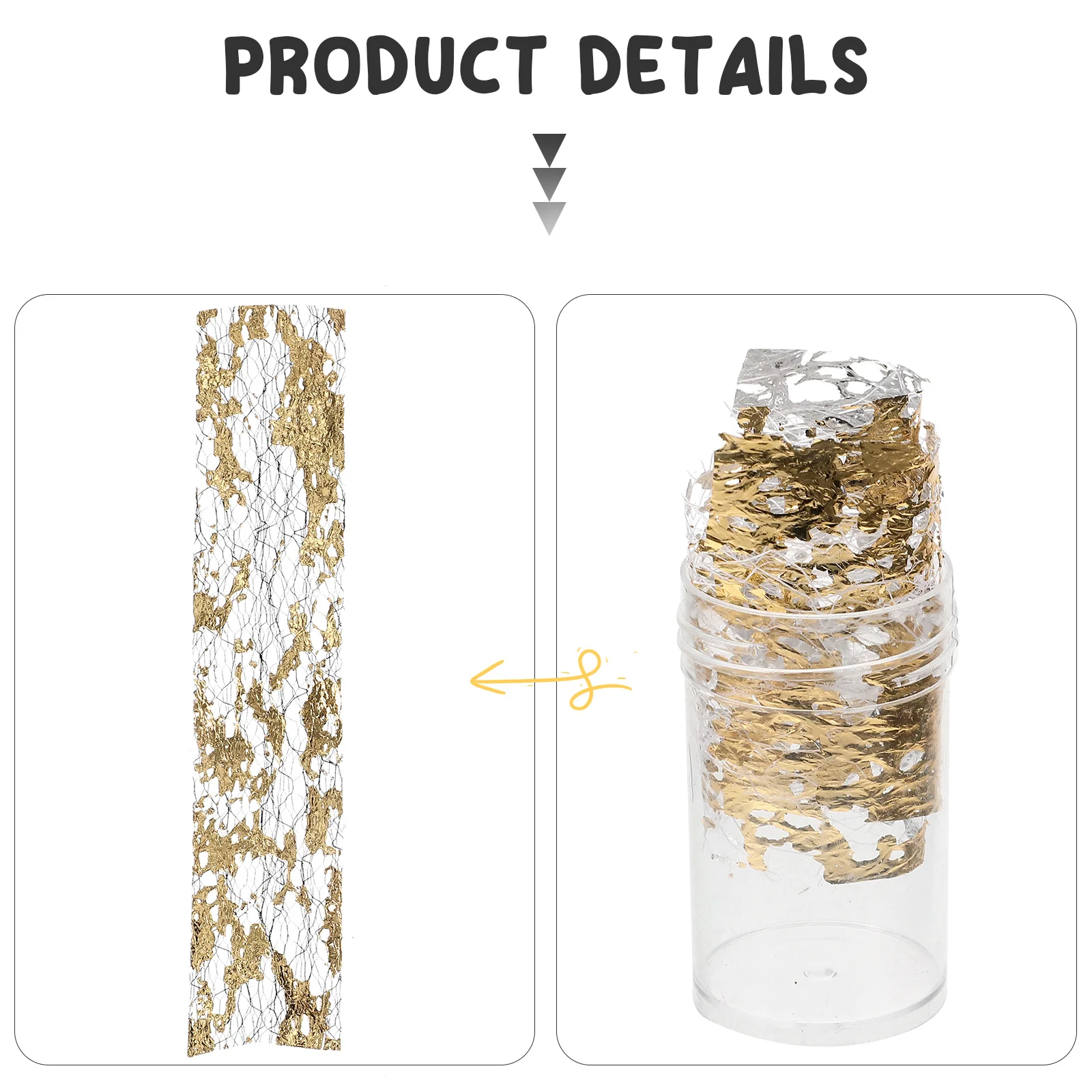 

6 шт., золотая фольга для дизайна ногтей, имитация золота, серебра, меди, сделай сам, декоративные украшения для ногтей, профессиональные элегантные украшения для маникюра «сделай сам»