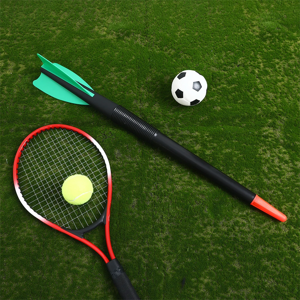 2 قطعة تدريب الأطفال Javelin البلاستيك رمي Javelin آمنة لينة تلميح اليد التنسيق العين ممارسة المعدات قاذف كرة القدم