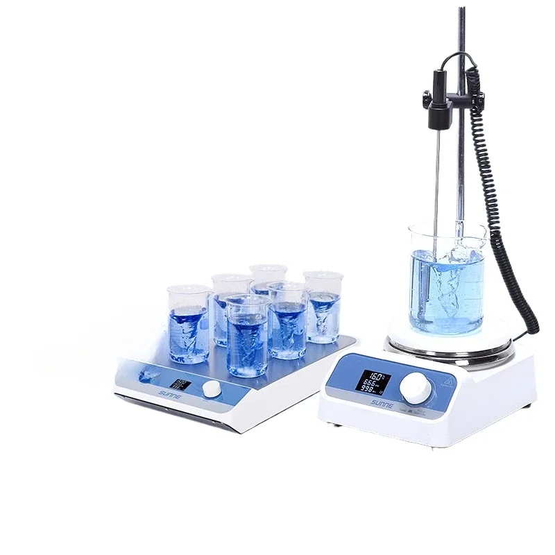 Magnetic Stirrer Digital Display Constant Temperature Multi-connection Large Capacity Mini Heating Laboratory E