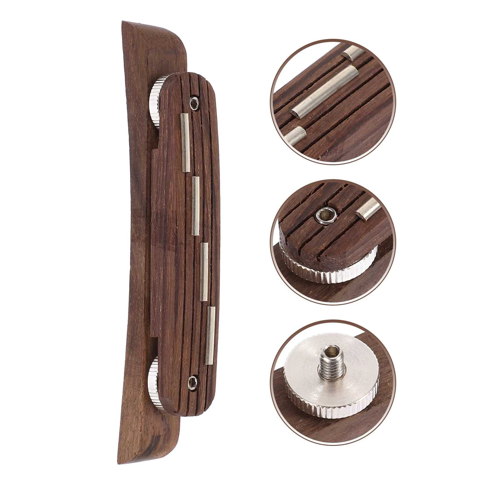 Bass Guitar Accessories Bridge for Mandolin Acoustic Height Adjustable Rosewood