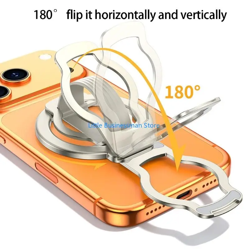Adjustable Metal Phone Support With Silicone Base For Stable Placement M76A