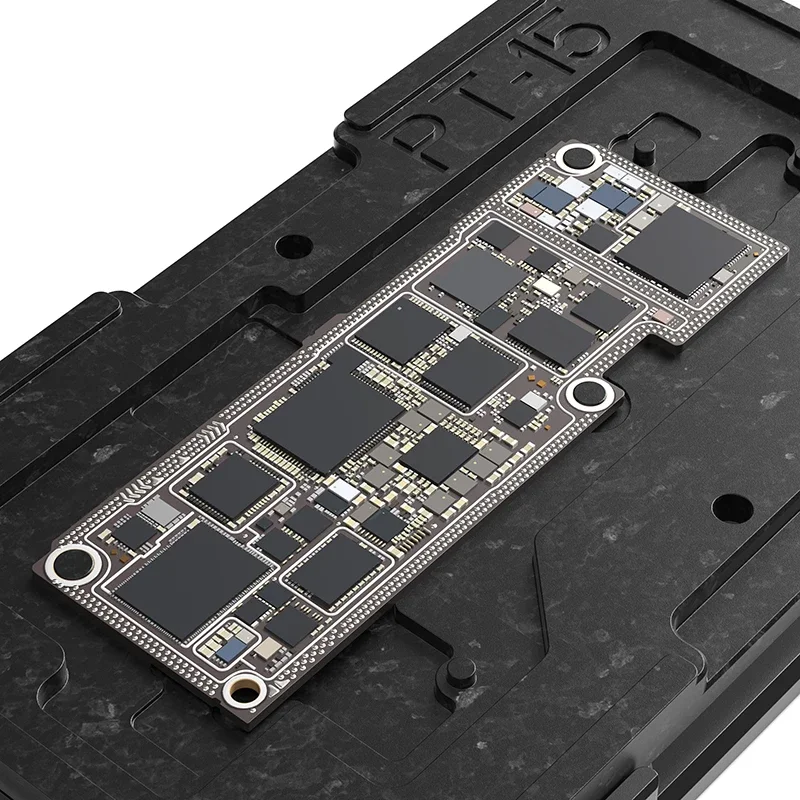 LUOWEI LW-PT01 Middle Frame BGA Reballing Stencil Platform For iPhone X-15 Pro MAX Motherboard Layered Rework Soldering Kits