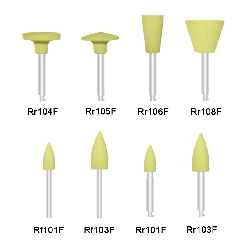 

GREATLH 100pcs/set Dental Composite Polisher Silicone Polishing Burs Kit Grinding Heads Teeth Polisher Dental Materials