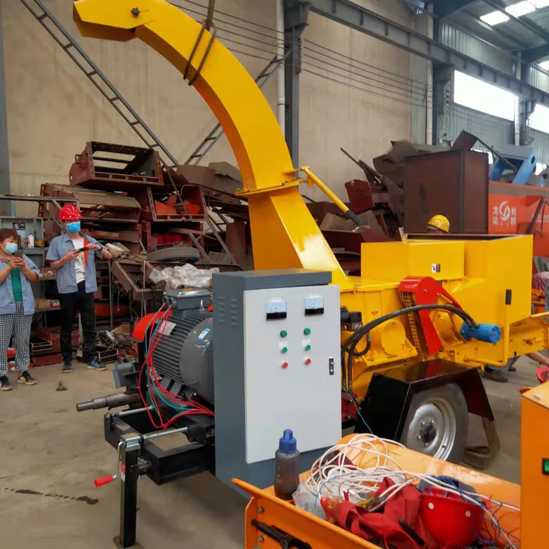 Physical Self Operated Branch Crusher, Crushing Equipment, Machinery Suitable For Fruit Tree Wood Boards And Branches