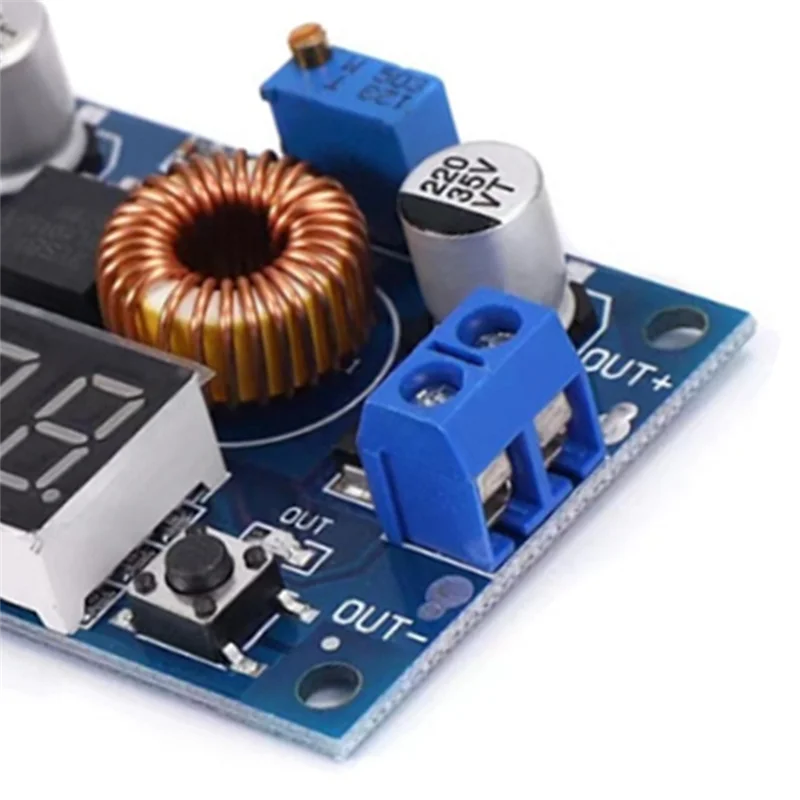 A74G-XL4015E High-Power Voltage Adjustable Reduction Module With Digital Display Voltmeter, 75W 5A DC Board