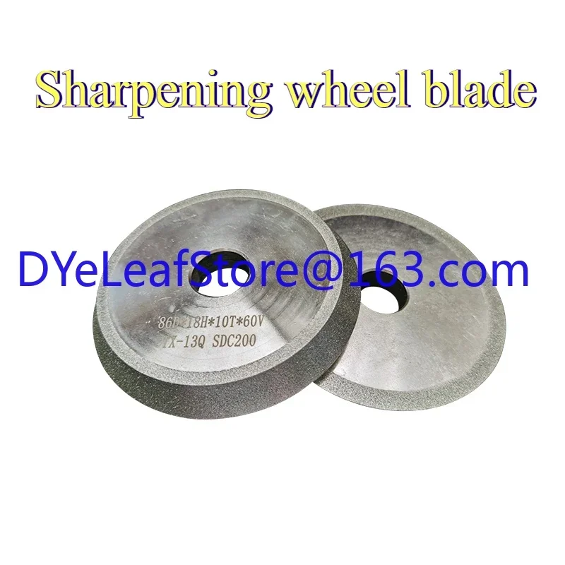 

Customizable sharpening wheel blade with 60 degree diamond tungsten steel grinding angle