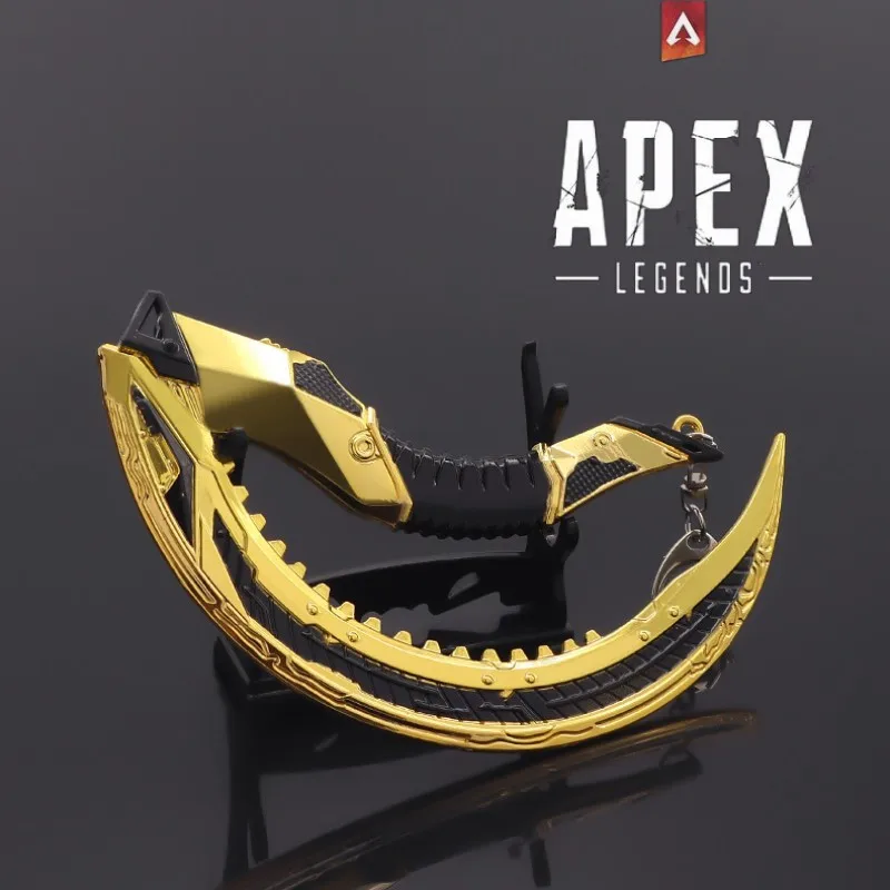 Apex Legends scheda Seer pięść sierp 15cm gra brelok broń Metal Model nóż oktane Valkyrie Katana miecz samuraja dzieci zabawki