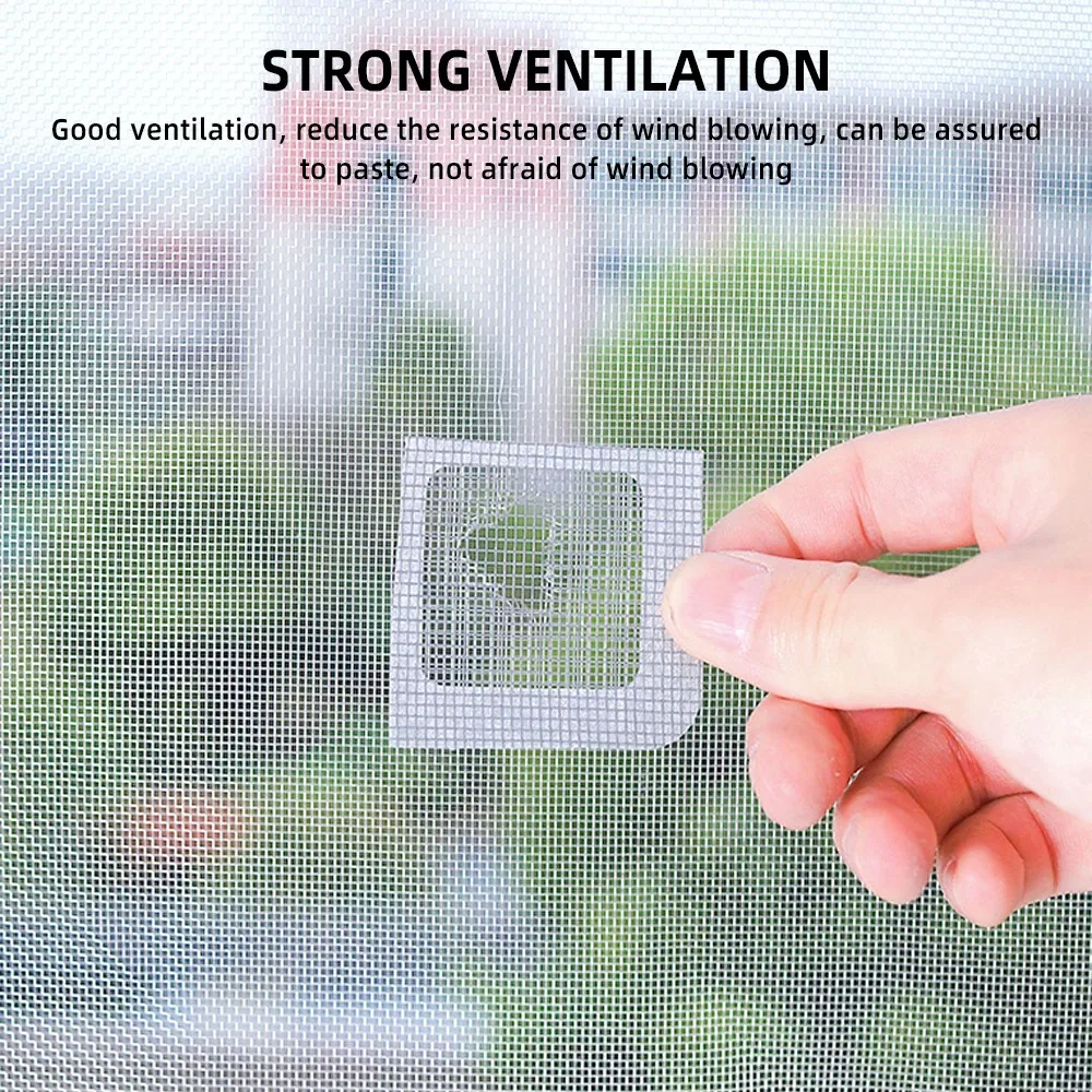 3/5/10pcs Adhesive Fix Net Window Home Anti Mosquito Fly Bug Insect Repair Screen Wall Patch Stickers Mesh Window Screen