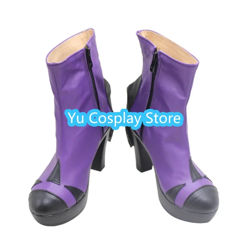 Asuka Langley Cosplay Shoes EVA Cosplay Prop PU Leather Shoes Halloween Carnival Boots Custom Made