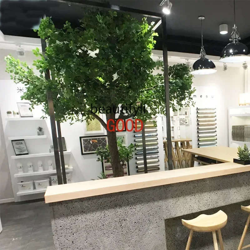 Большие поддельные деревья на заказ, моделирование торгового центра, поддельные деревья Banyan для украшения интерьера, имитация дерева из массива дерева