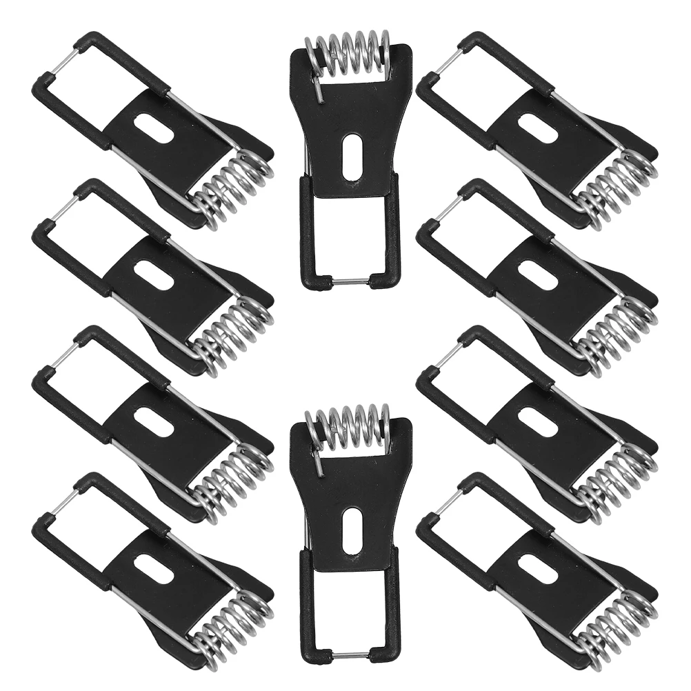 

10pcs Black Spring Bracket Downlight Led Mounting Clips Ceiling Accessories Cold Sheet Panel Lamp Installation Recessed