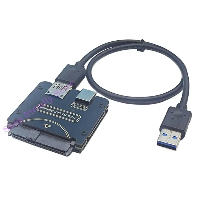 

USB3.0 ToSAS 29-контактный мостовой кабель для компьютера Конструкция PlugAnd Play для жесткого диска SFF 8482 Требуется внешний