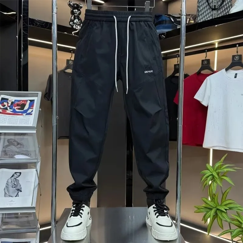 Neue Männer Casual Hosen Jogginghose Koreanischen Stil High Street Schwarz Weiß Hosen Herbst Jogging Männer Kleidung Streetwear Kleidung