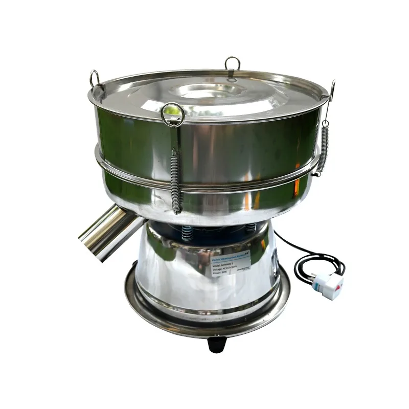 40cm Small Food sieve machine electric screening machine vibrating screen for powder or grain materials Sieve Height 10CM