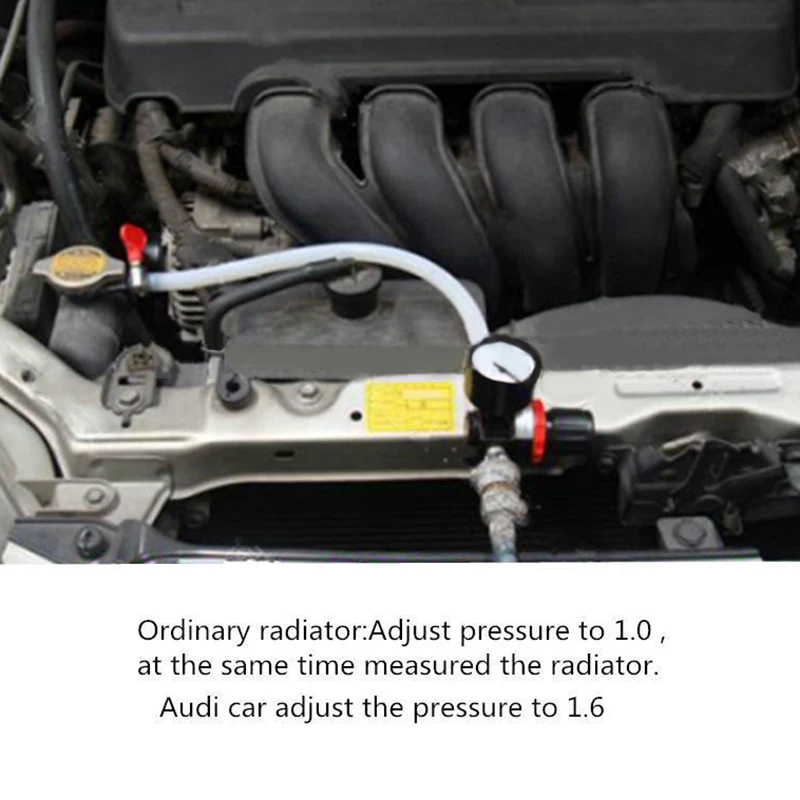 Cooling Radiator Leak Pressure Tester Components Easy To Use Practical Replacement Access Gasket Cooling Radiator