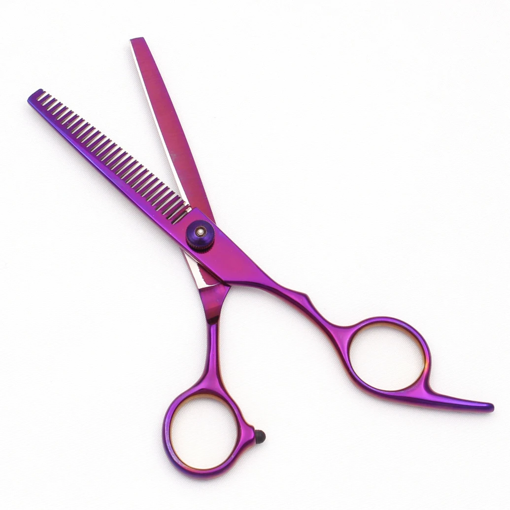 Haarschere JP Edelstahl Friseurschere 6" Haarschnitt-Set Effilierschere Friseursalon Haarschnittschere Rasiermesser Kämme C1001 – Detail 2